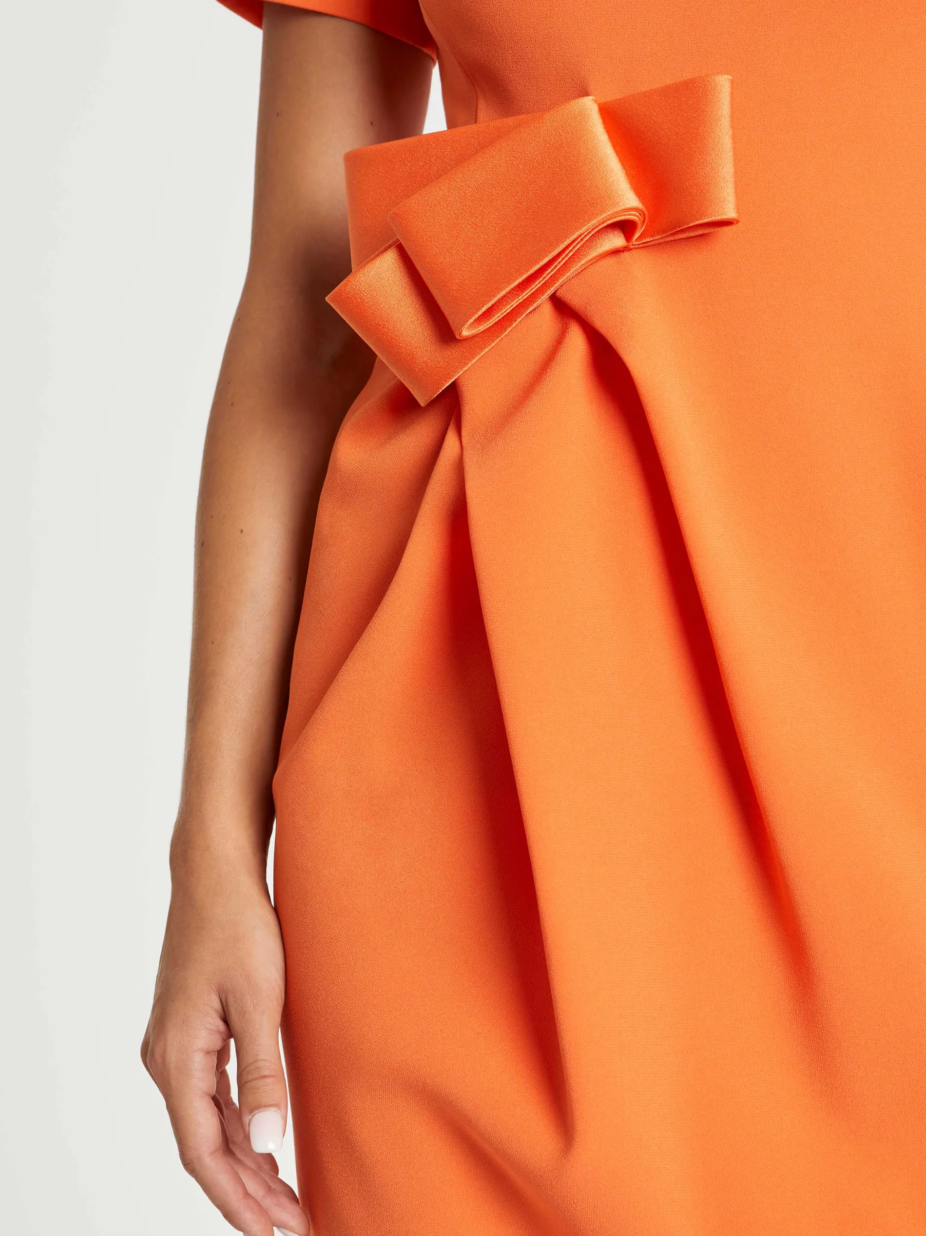 Paule Ka Robe A Noeud En Crepe Envers Satin<Femme Robes