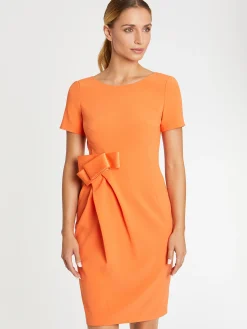 Paule Ka Robe A Noeud En Crepe Envers Satin<Femme Robes