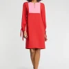 Paule Ka Robe A Plastron En Tissu Crepe<Femme Robes