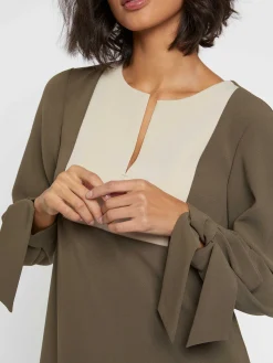 Paule Ka Robe A Plastron En Tissu Crepe<Femme Robes
