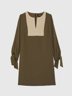 Paule Ka Robe A Plastron En Tissu Crepe<Femme Robes