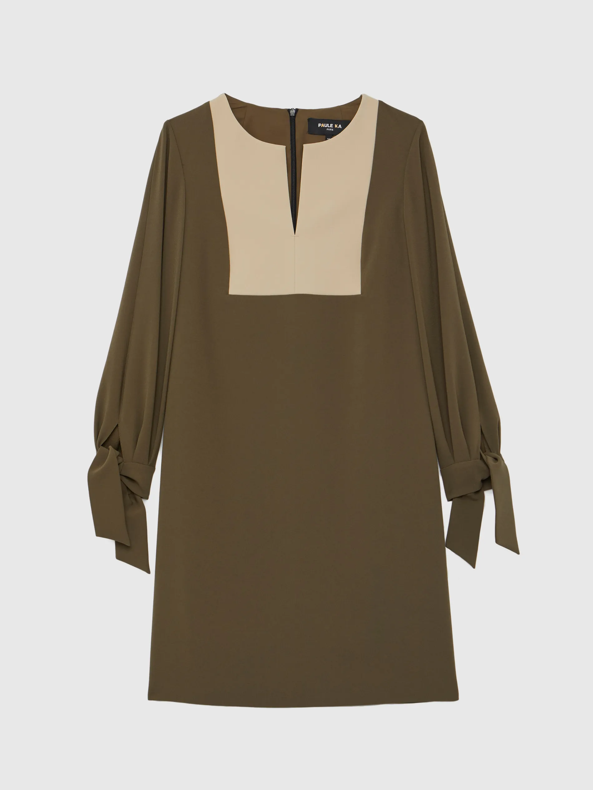 Paule Ka Robe A Plastron En Tissu Crepe<Femme Robes