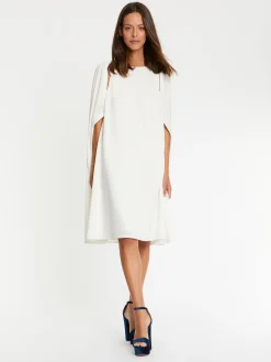 Paule Ka Robe Cape En Crepe Envers Satin<Femme Robes