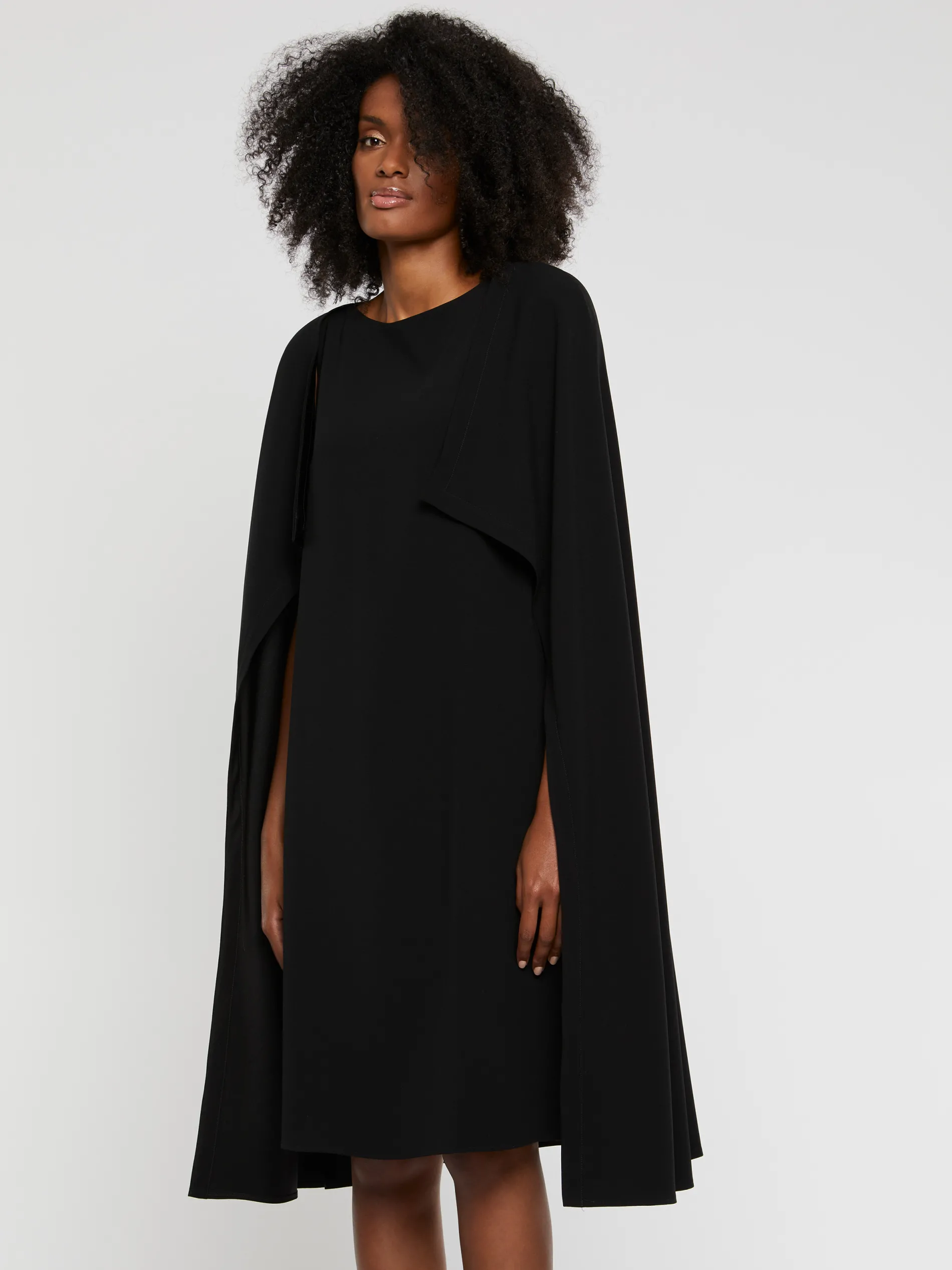 Paule Ka Robe Cape En Crepe Envers Satin<Femme Robes
