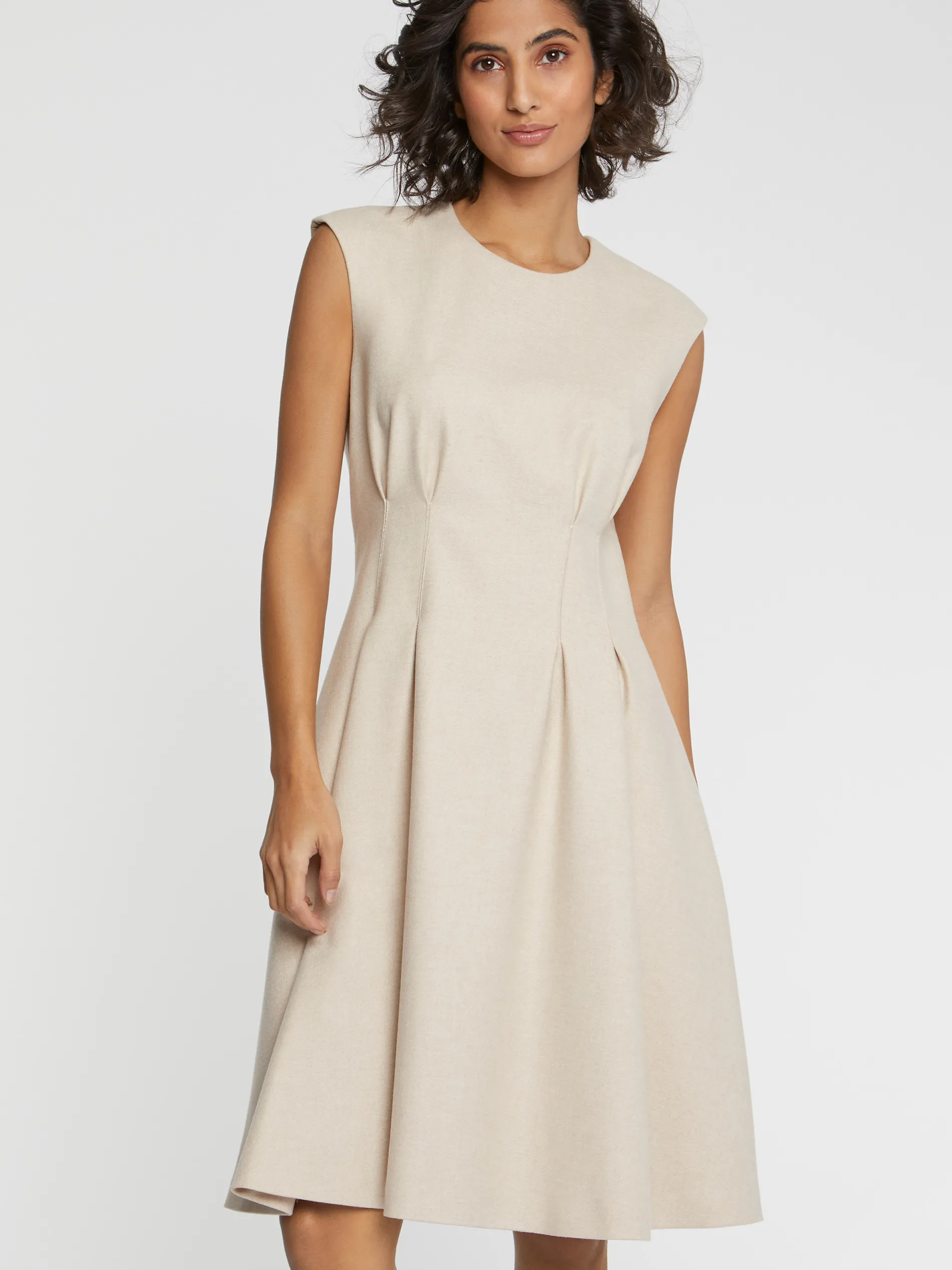 Paule Ka Robe Cintree En Flanelle<Femme Robes