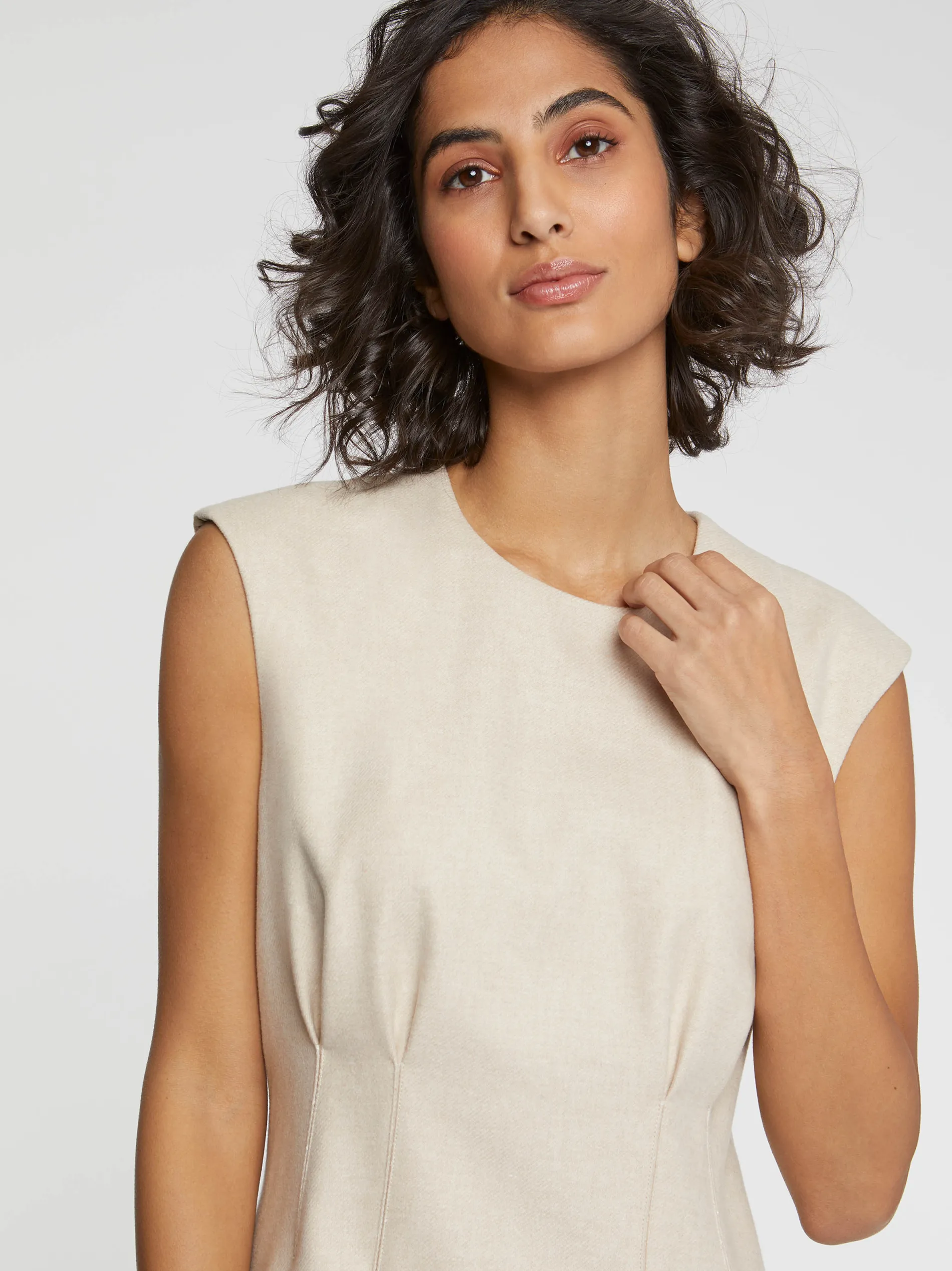 Paule Ka Robe Cintree En Flanelle<Femme Robes