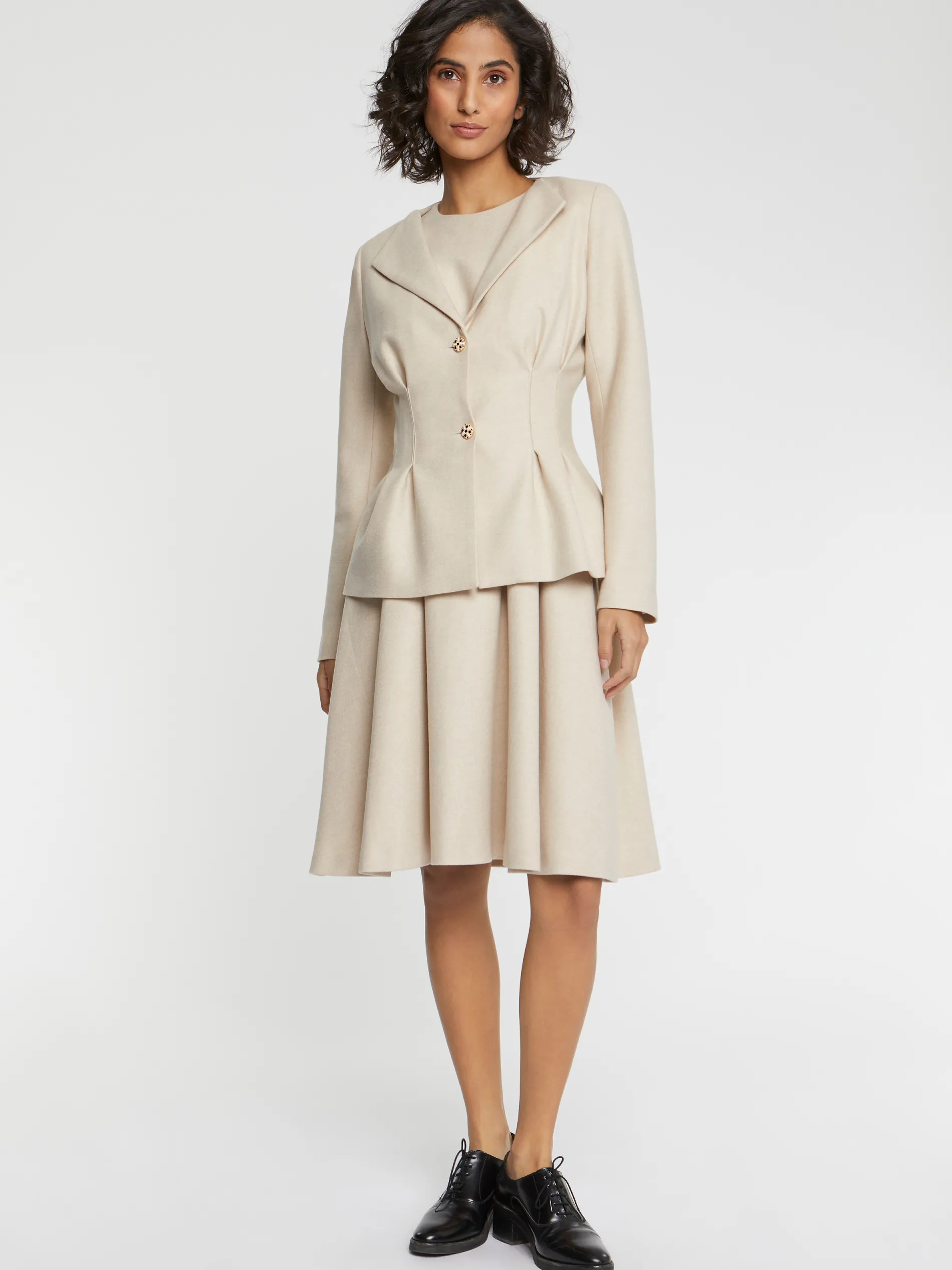 Paule Ka Robe Cintree En Flanelle<Femme Robes