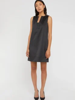 Paule Ka Robe Courte A Col Graphique En Satin Duchesse<Femme Robes