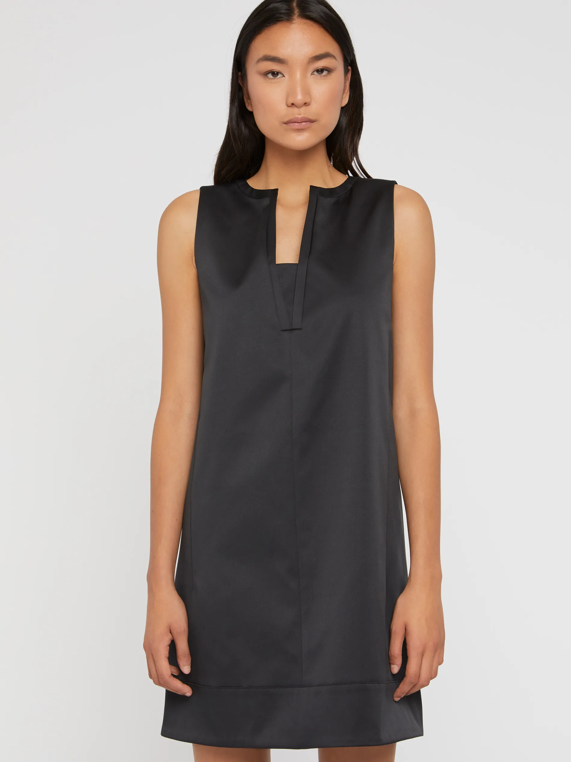 Paule Ka Robe Courte A Col Graphique En Satin Duchesse<Femme Robes