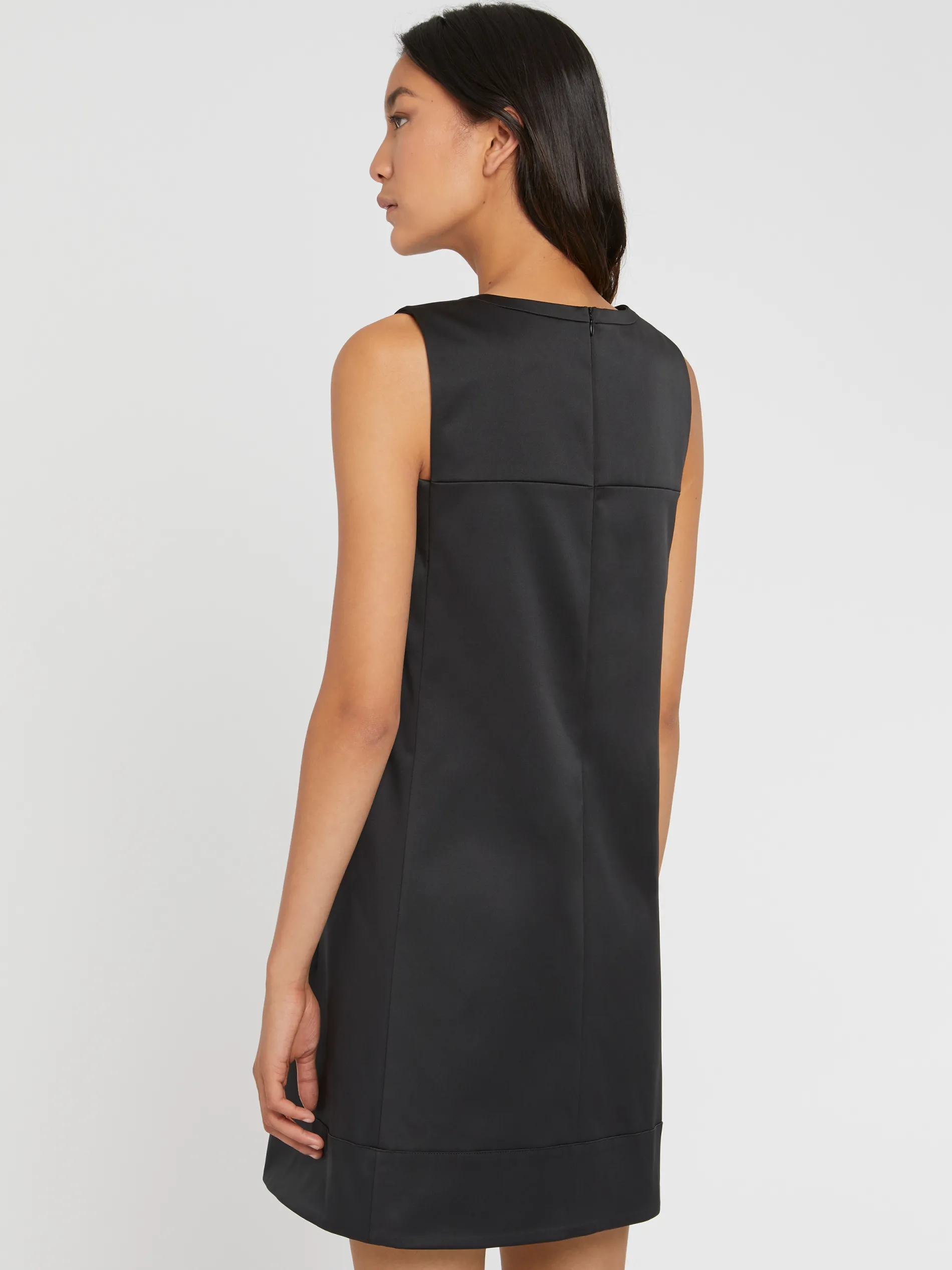 Paule Ka Robe Courte A Col Graphique En Satin Duchesse<Femme Robes