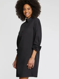 Paule Ka Robe Courte A Col Tunisien En Popeline De Coton<Femme Robes
