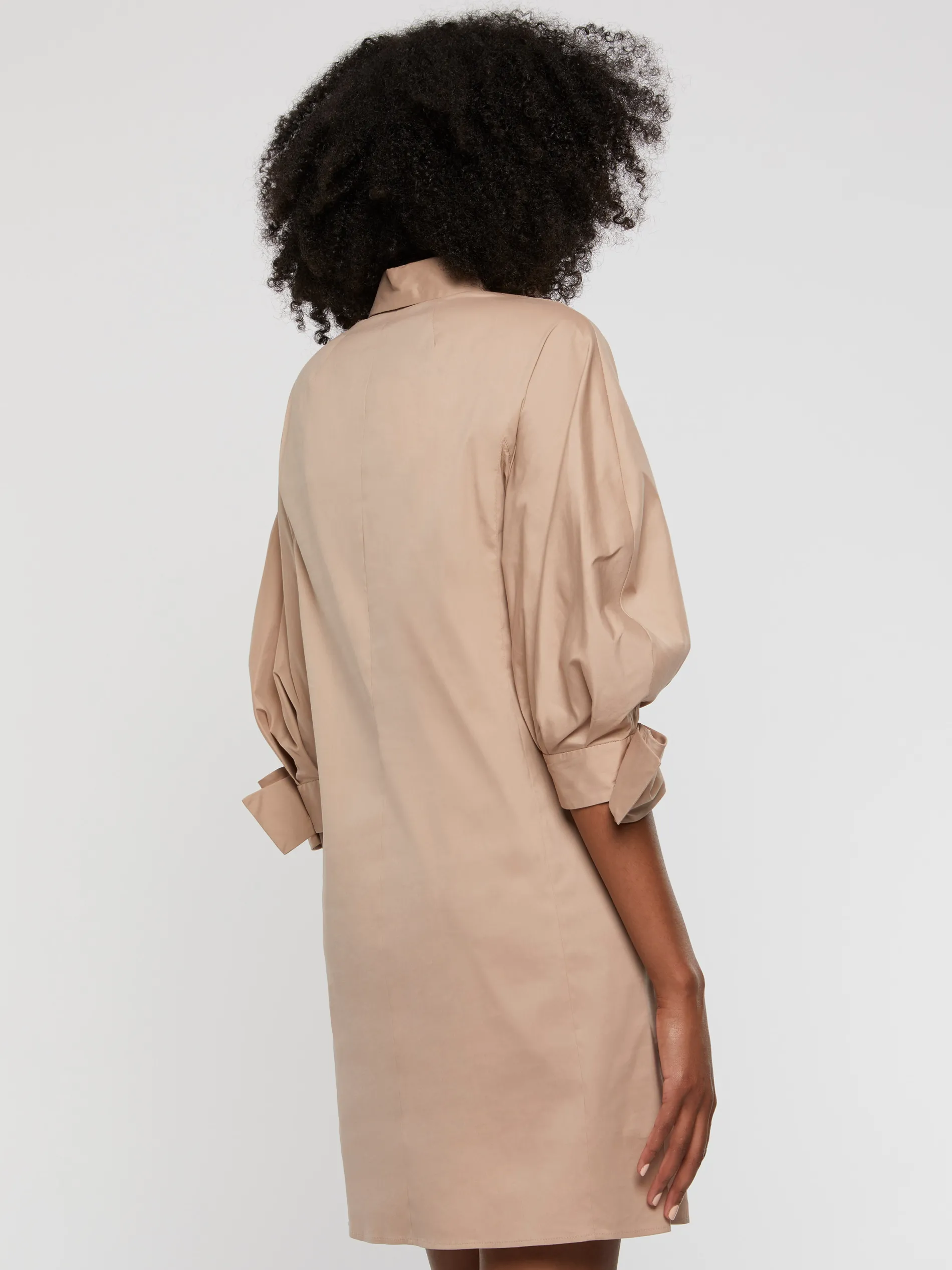 Paule Ka Robe Courte A Col Tunisien En Popeline De Coton<Femme Robes