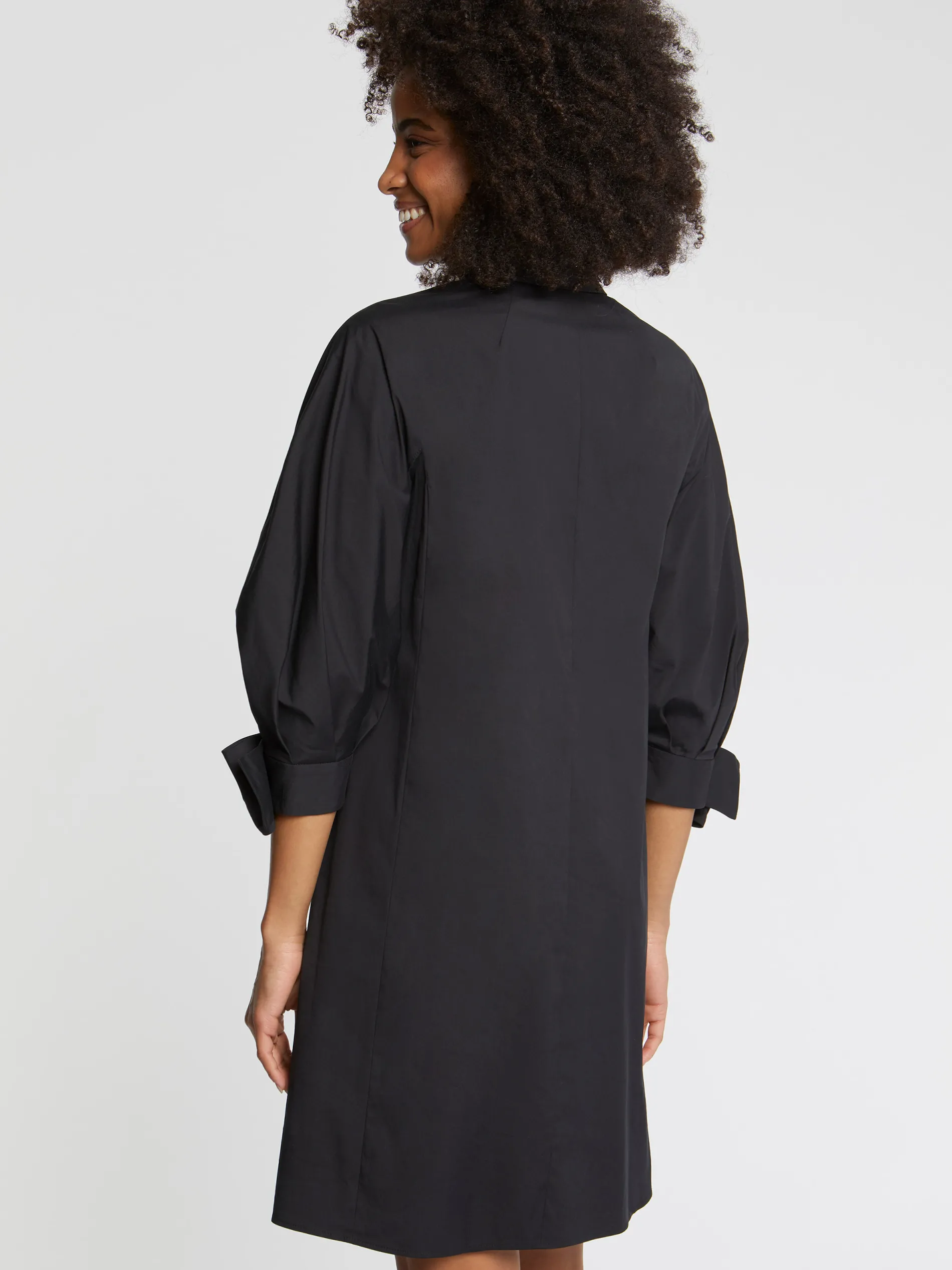 Paule Ka Robe Courte A Col Tunisien En Popeline De Coton<Femme Robes
