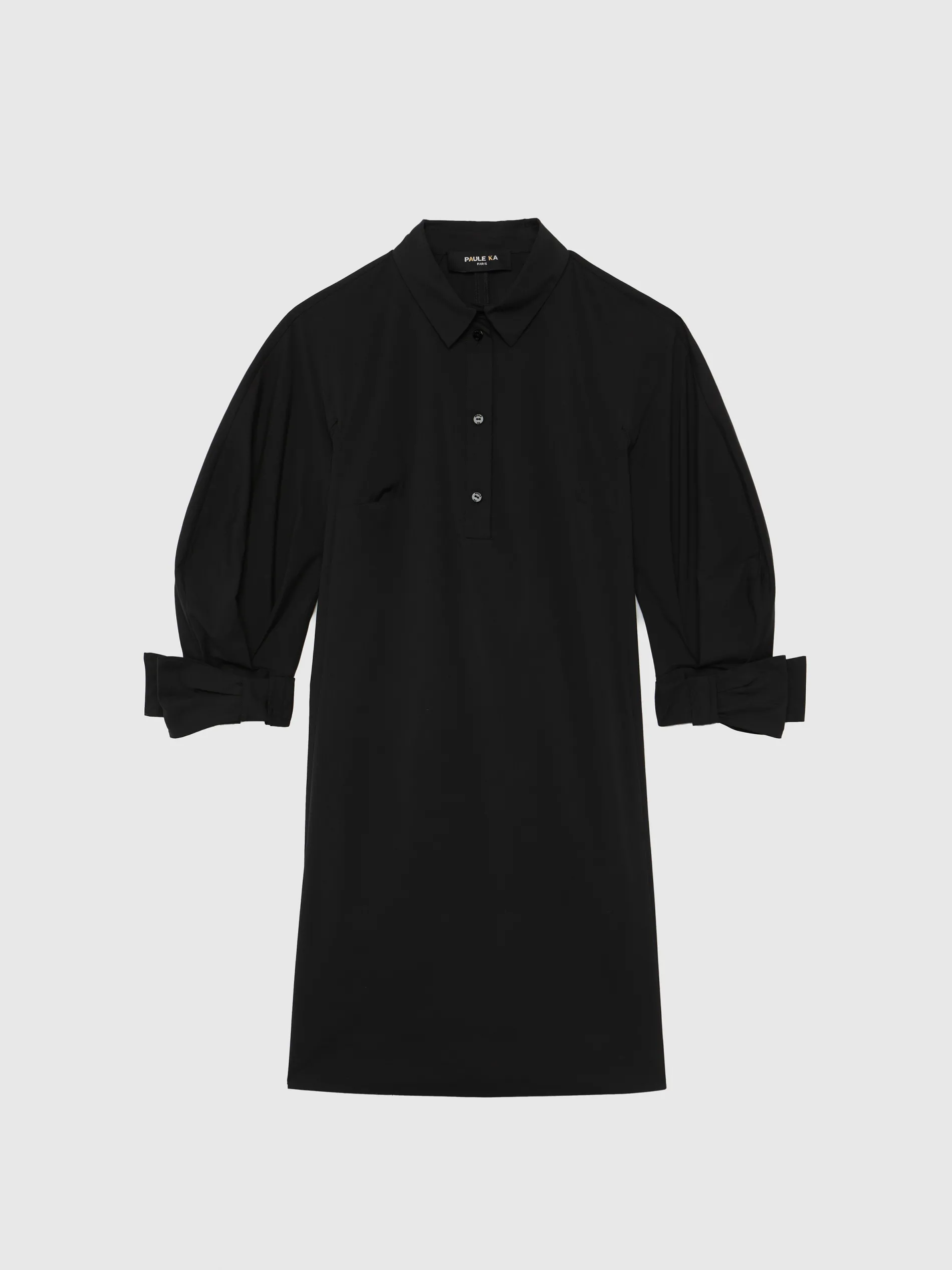 Paule Ka Robe Courte A Col Tunisien En Popeline De Coton<Femme Robes