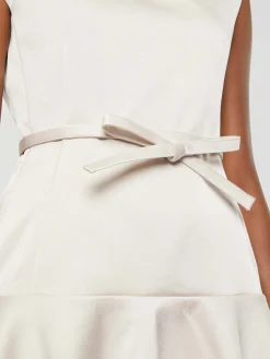 Paule Ka Robe Courte A Noeud En Satin Duchesse<Femme Robes