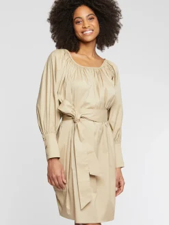 Paule Ka Robe Courte A Noeuds En Popeline De Coton<Femme Robes