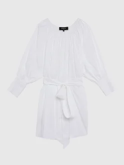 Paule Ka Robe Courte A Noeuds En Popeline De Coton<Femme Robes