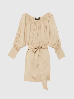 Paule Ka Robe Courte A Noeuds En Popeline De Coton<Femme Robes