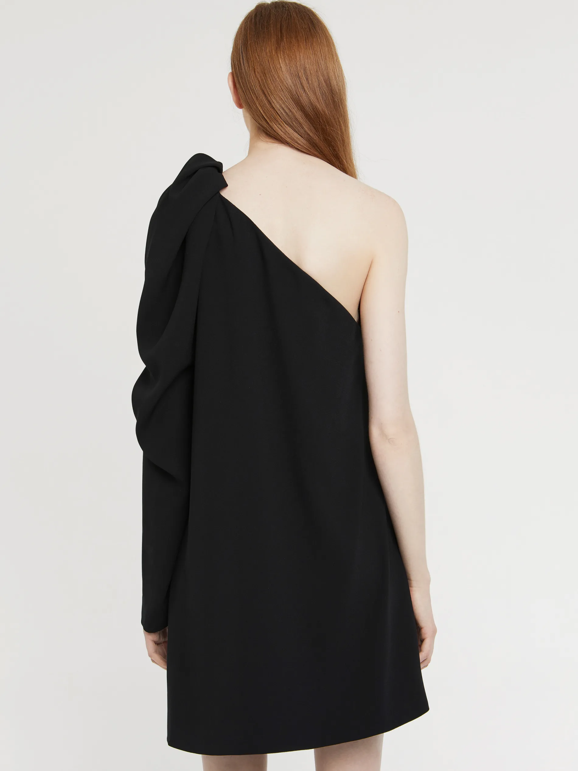 Paule Ka Robe Courte Asymetrique En Crepe Envers Satin<Femme Robes