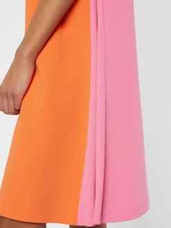 Paule Ka Robe Courte Bicolore En Tissu Crepe<Femme Robes