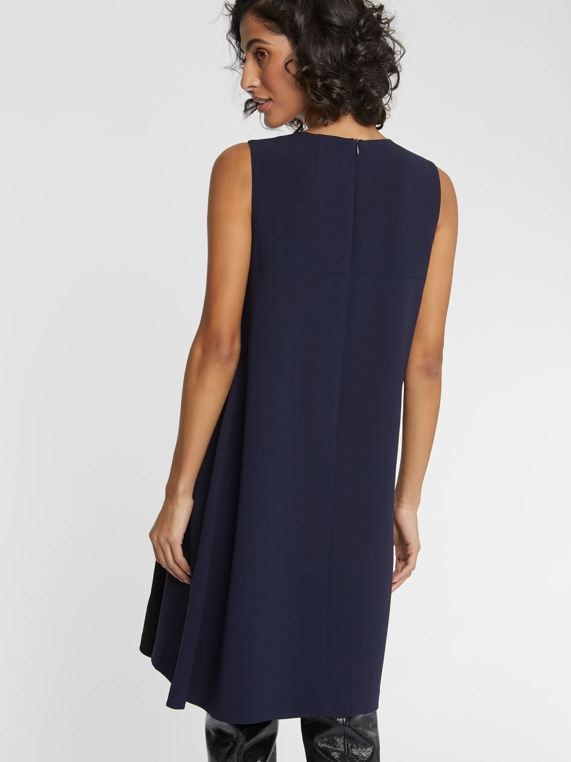 Paule Ka Robe Courte Bicolore En Tissu Crepe<Femme Robes