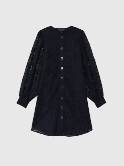 Paule Ka Robe Courte Boutonnee En Dentelle<Femme Robes