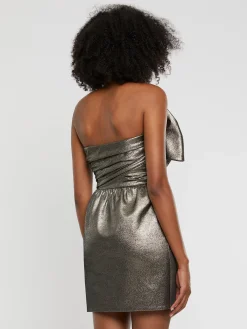 Paule Ka Robe Courte Bustier De Ceremonie En Lame<Femme Robes