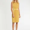 Paule Ka Robe Courte Coupe Droite En Tissu Crepe<Femme Robes