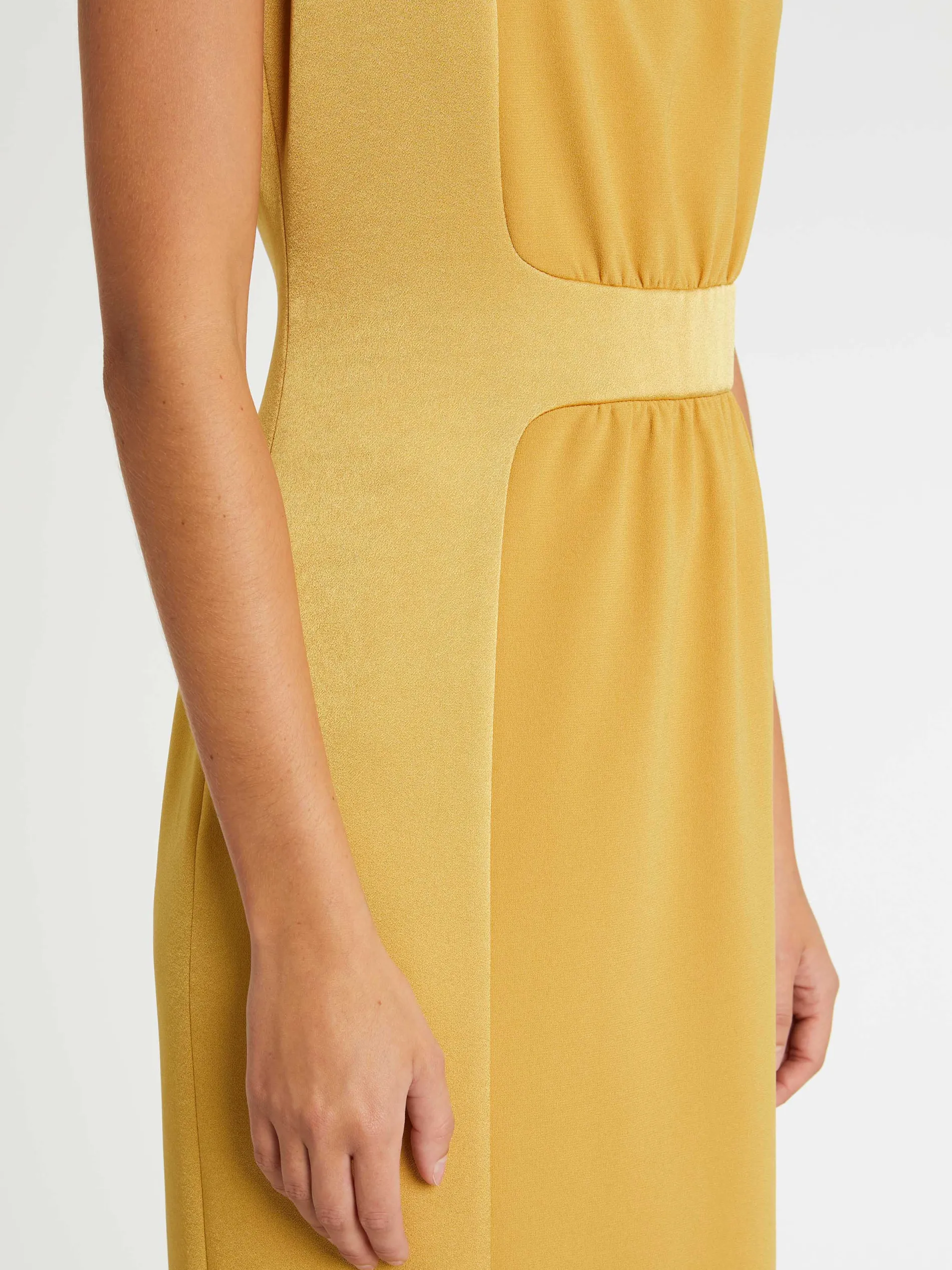 Paule Ka Robe Courte Coupe Droite En Tissu Crepe<Femme Robes