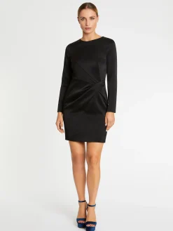 Paule Ka Robe Courte Croisee En Crepe De Satin<Femme Robes