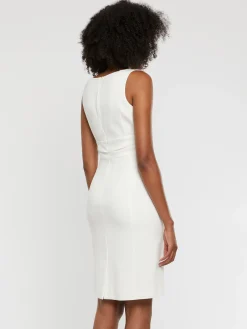 Paule Ka Robe Courte Croisee En Crepe Envers Satin<Femme Robes