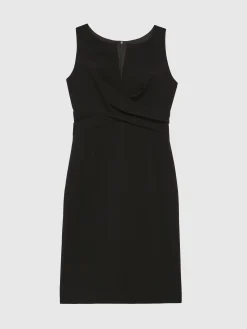 Paule Ka Robe Courte Croisee En Crepe Envers Satin<Femme Robes