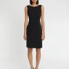 Paule Ka Robe Courte Drapee En Crepe Envers Satin<Femme Robes
