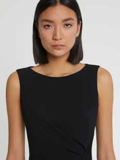 Paule Ka Robe Courte Drapee En Crepe Envers Satin<Femme Robes