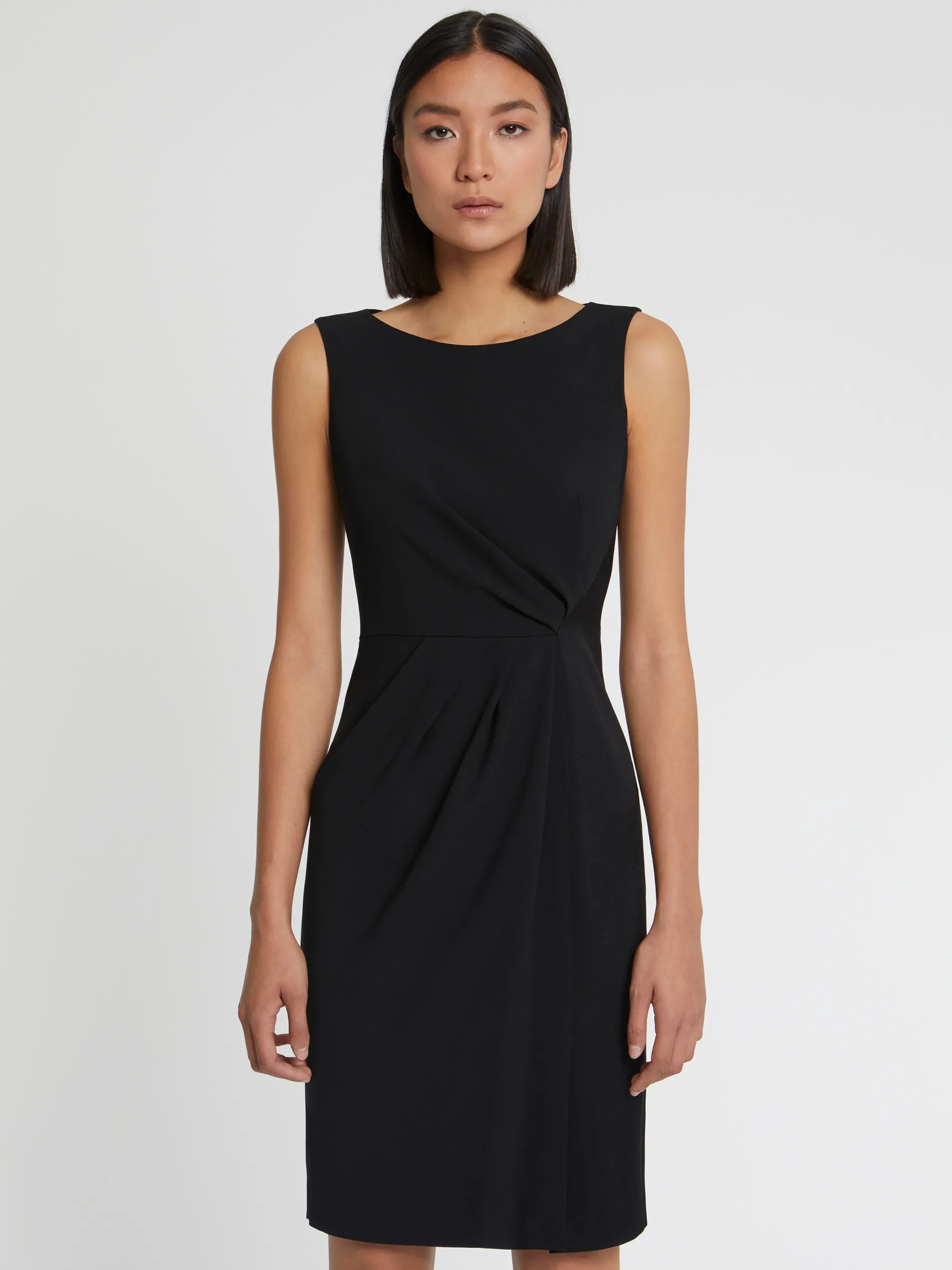 Paule Ka Robe Courte Drapee En Crepe Envers Satin<Femme Robes