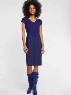Paule Ka Robe Courte Droite En Laine Fine<Femme Robes