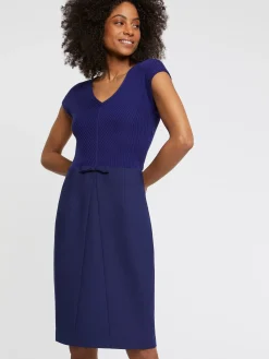 Paule Ka Robe Courte Droite En Laine Fine<Femme Robes