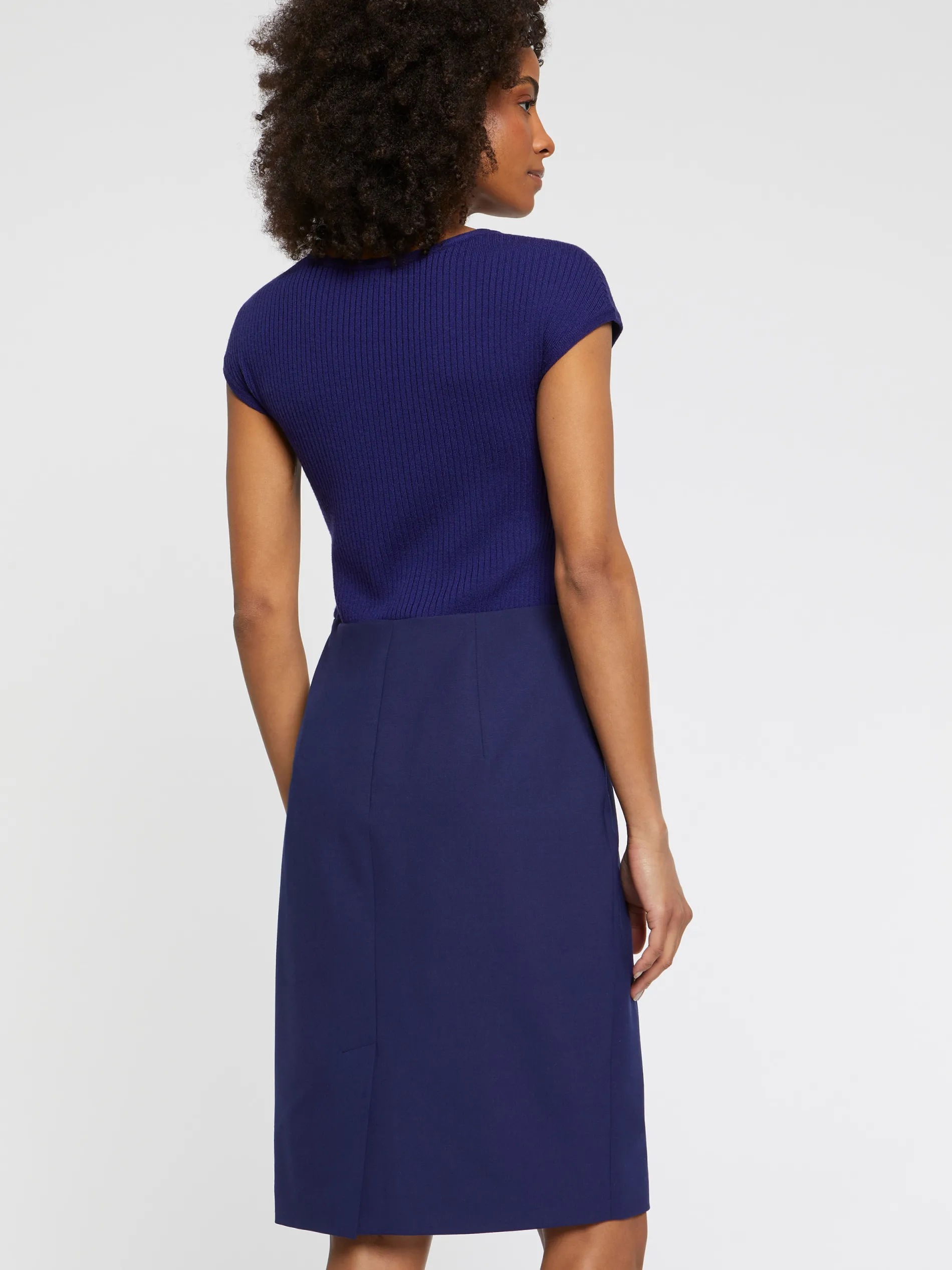 Paule Ka Robe Courte Droite En Laine Fine<Femme Robes