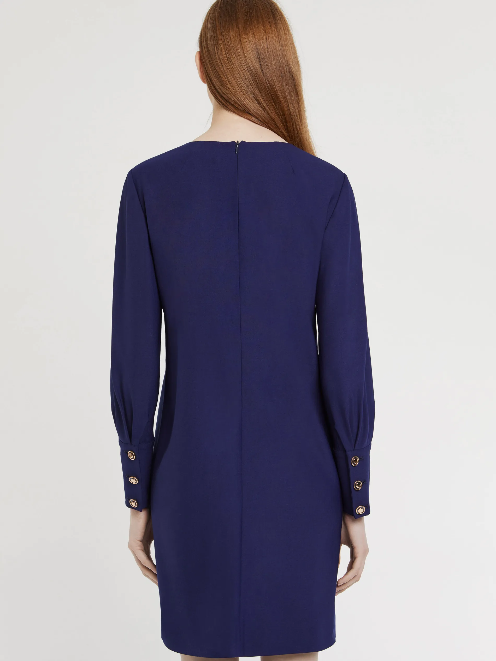 Paule Ka Robe Courte Droite En Laine Fine<Femme Robes