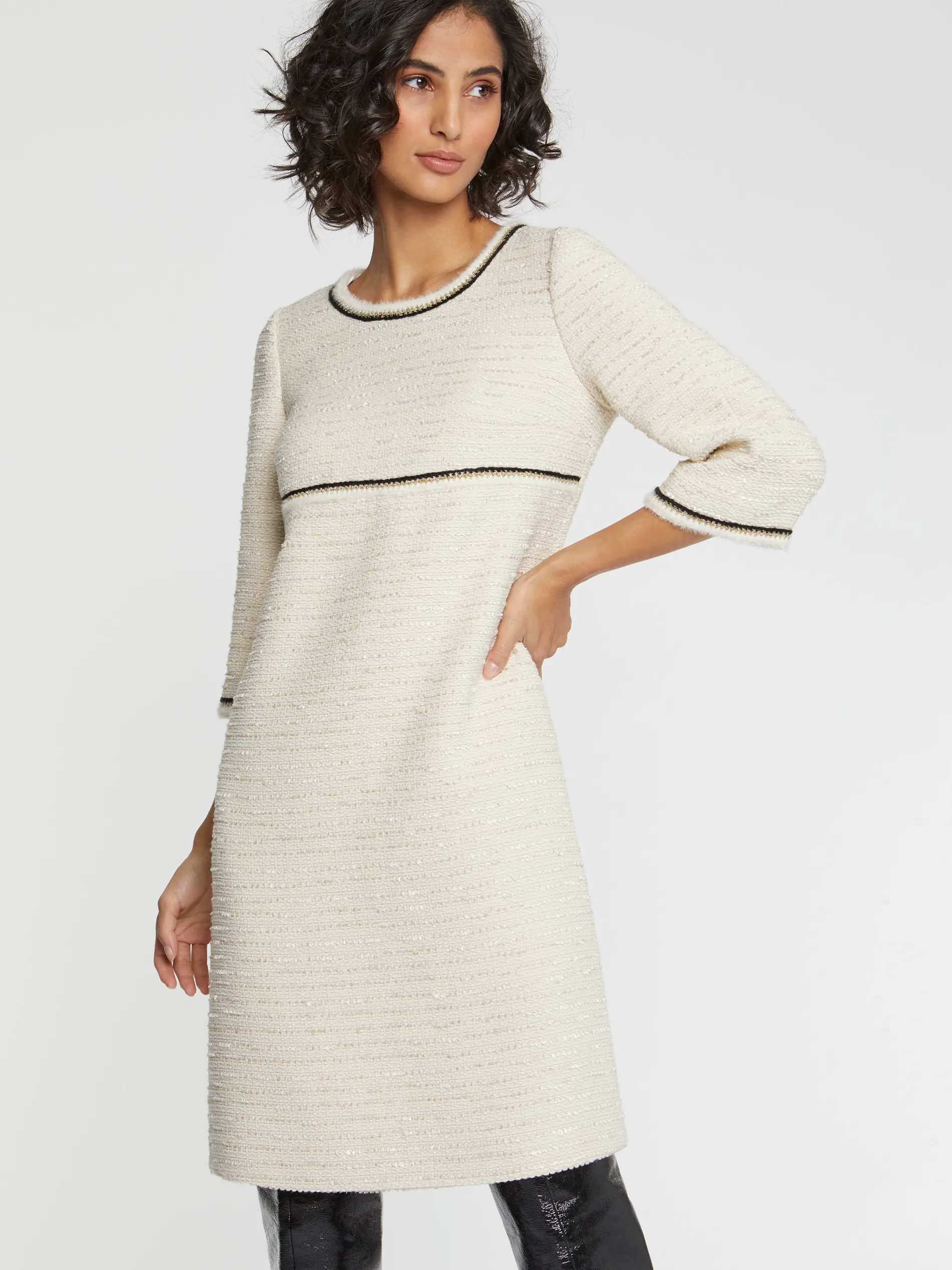Paule Ka Robe Courte En Tweed Lurex<Femme Robes