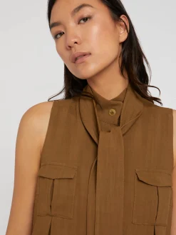 Paule Ka Robe Courte Sans Manches En Viscose<Femme Robes