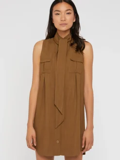 Paule Ka Robe Courte Sans Manches En Viscose<Femme Robes