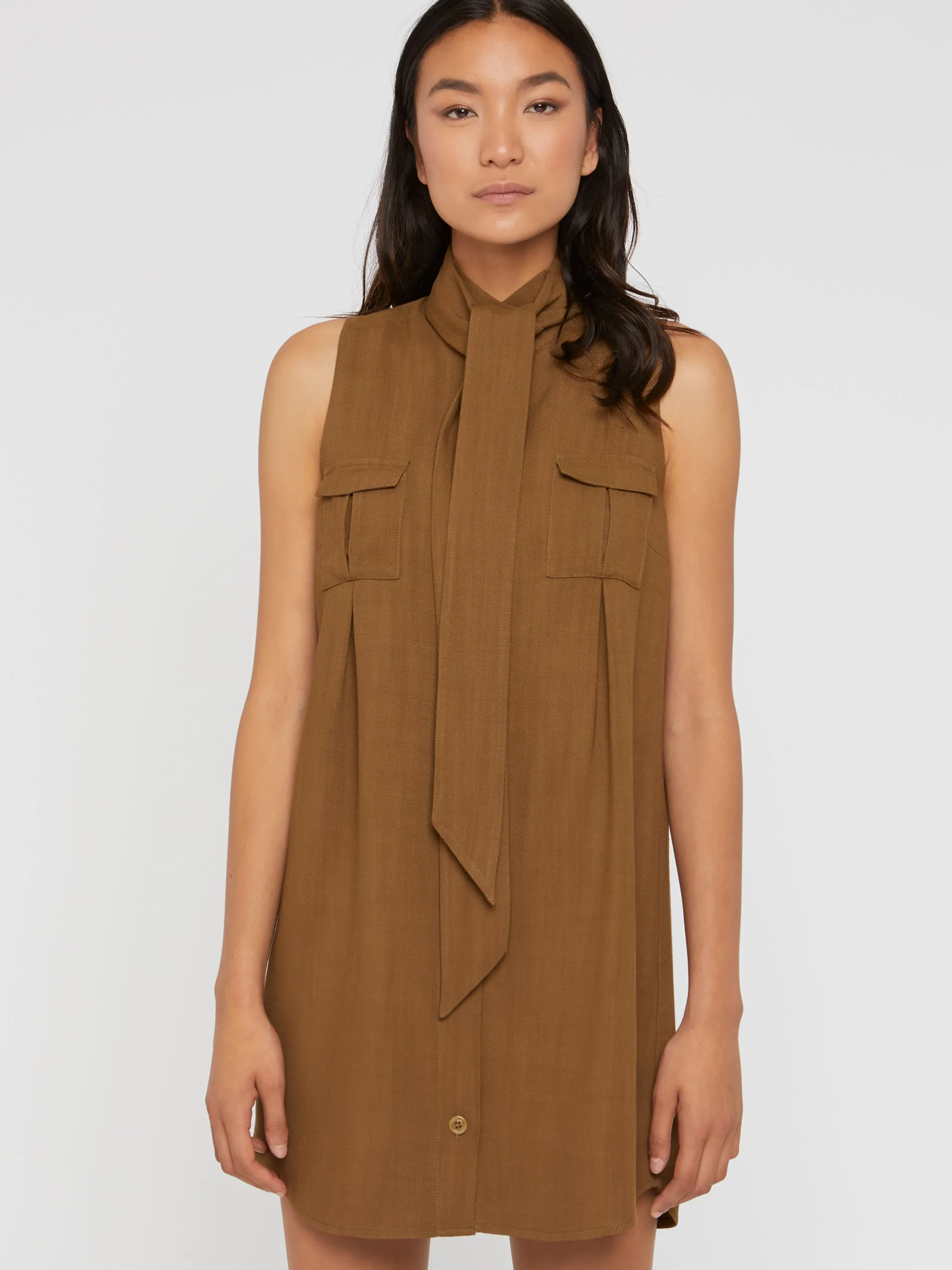 Paule Ka Robe Courte Sans Manches En Viscose<Femme Robes