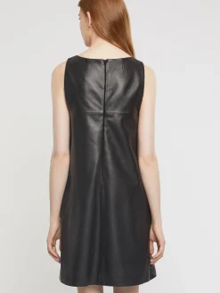 Paule Ka Robe Courte Sans Manches En Cuir D'Agneau<Femme Robes