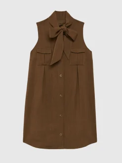 Paule Ka Robe Courte Sans Manches En Viscose<Femme Robes