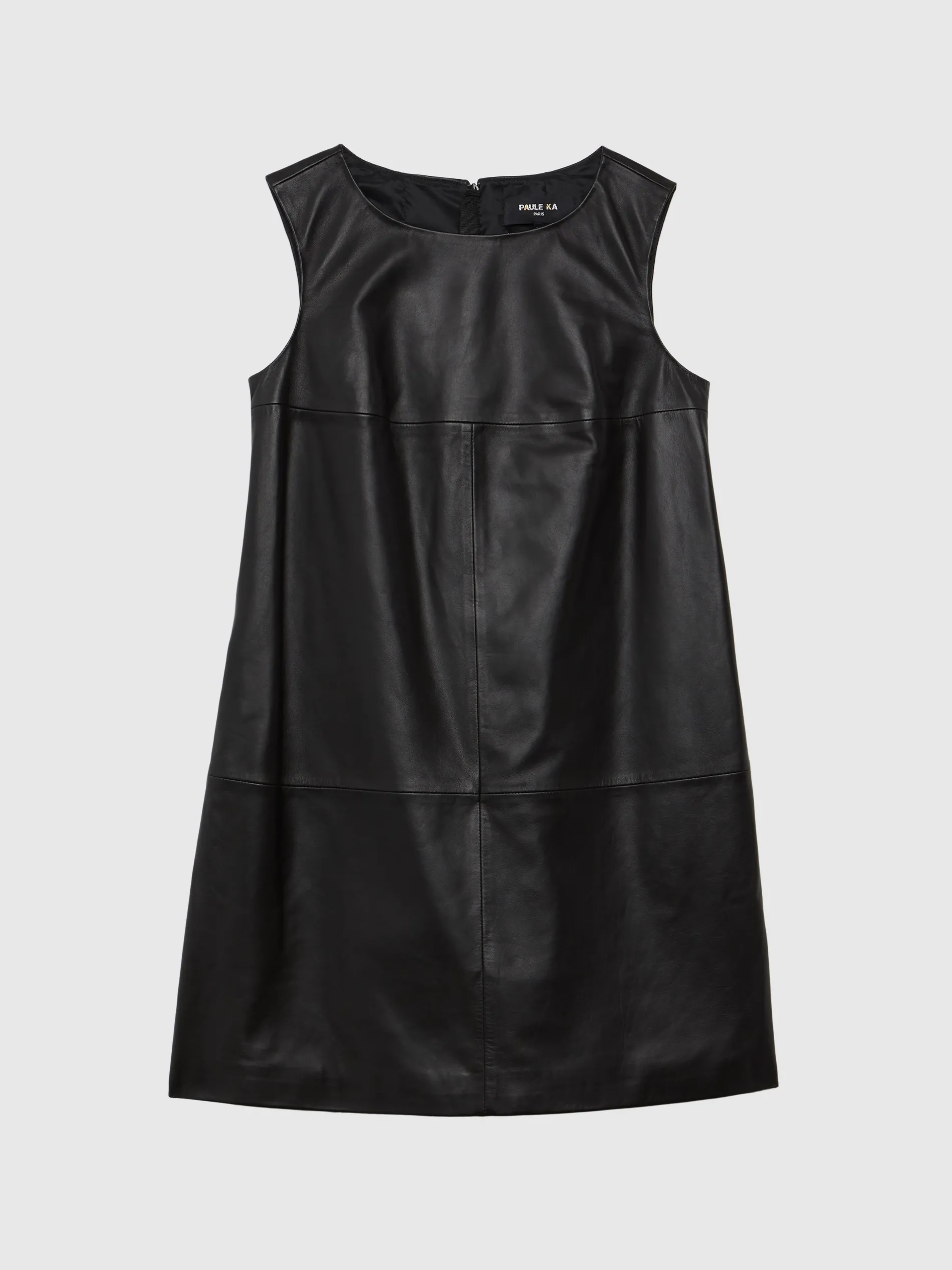 Paule Ka Robe Courte Sans Manches En Cuir D'Agneau<Femme Robes