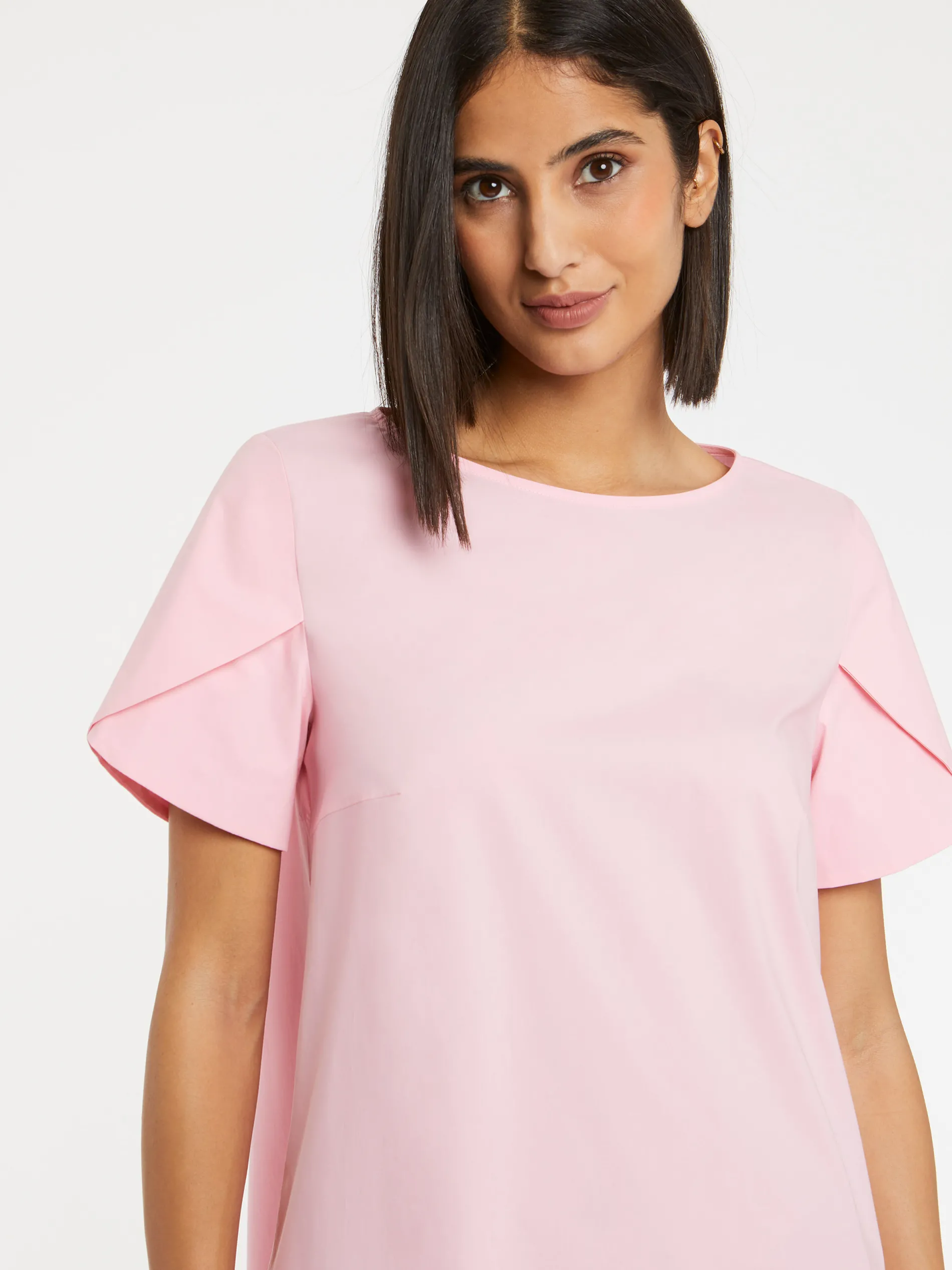 Paule Ka Robe Courte Trapeze En Popeline De Coton<Femme Robes