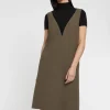 Paule Ka Robe Courte Trapeze En Trompe L'Oeil<Femme Robes