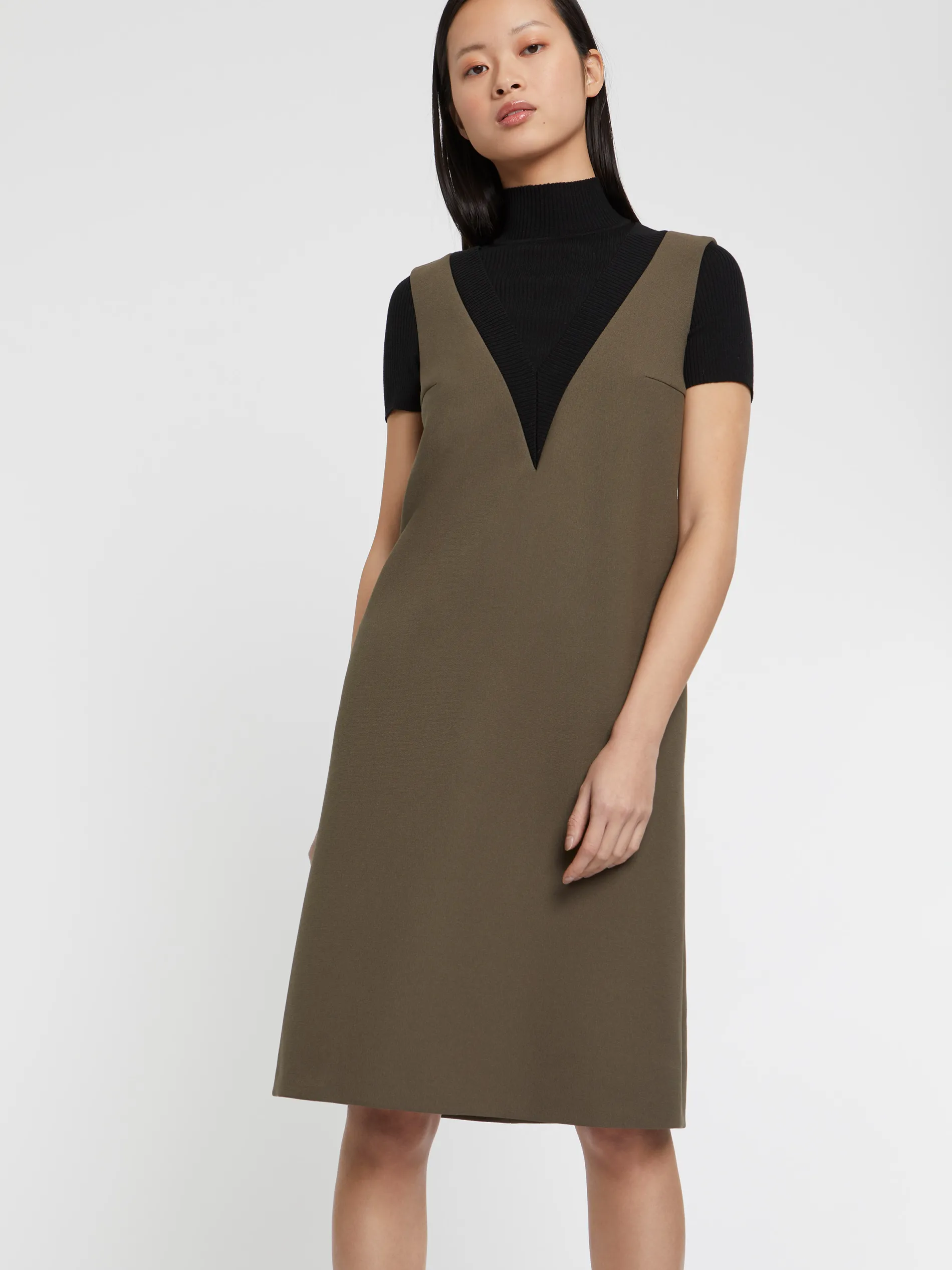 Paule Ka Robe Courte Trapeze En Trompe L'Oeil<Femme Robes