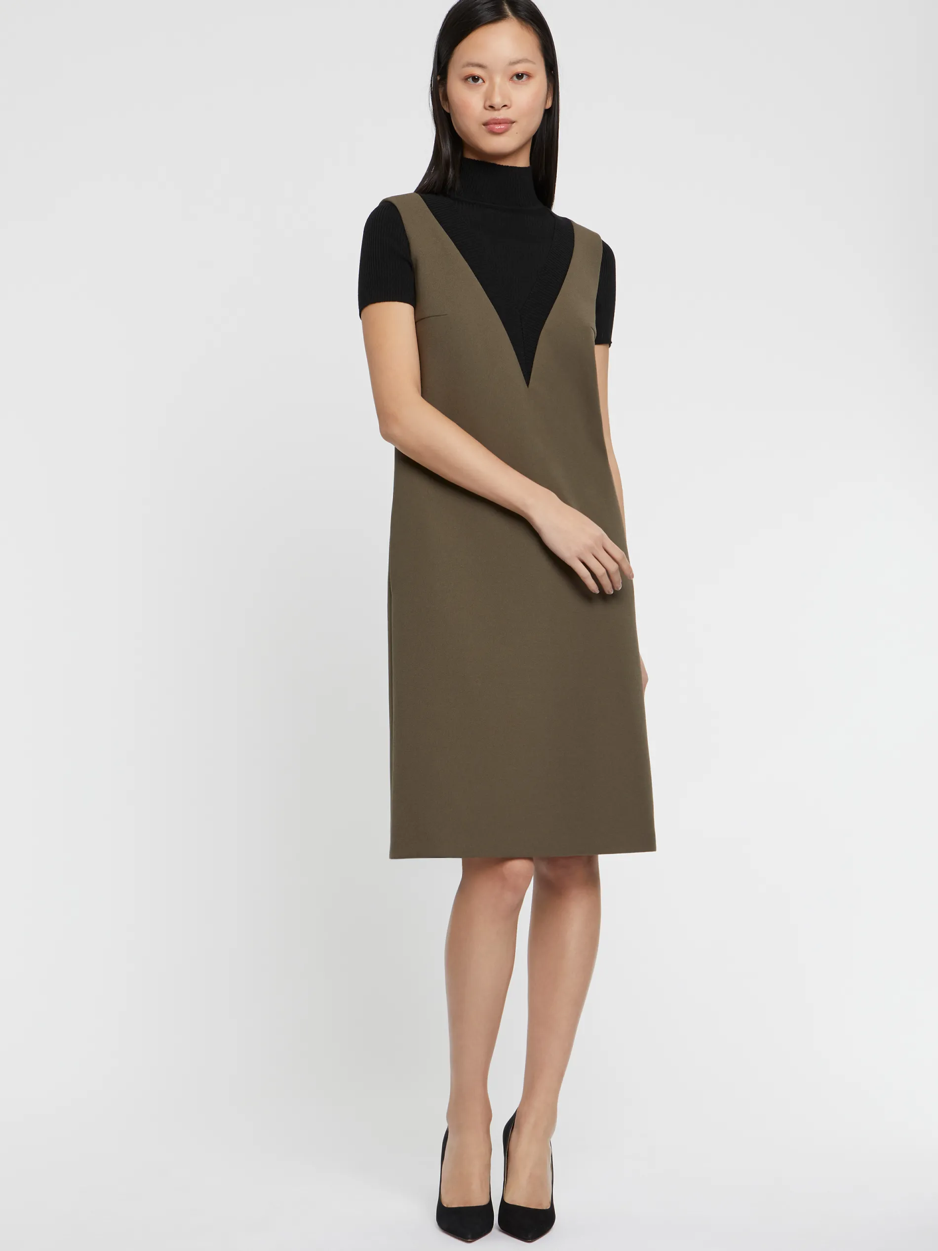 Paule Ka Robe Courte Trapeze En Trompe L'Oeil<Femme Robes